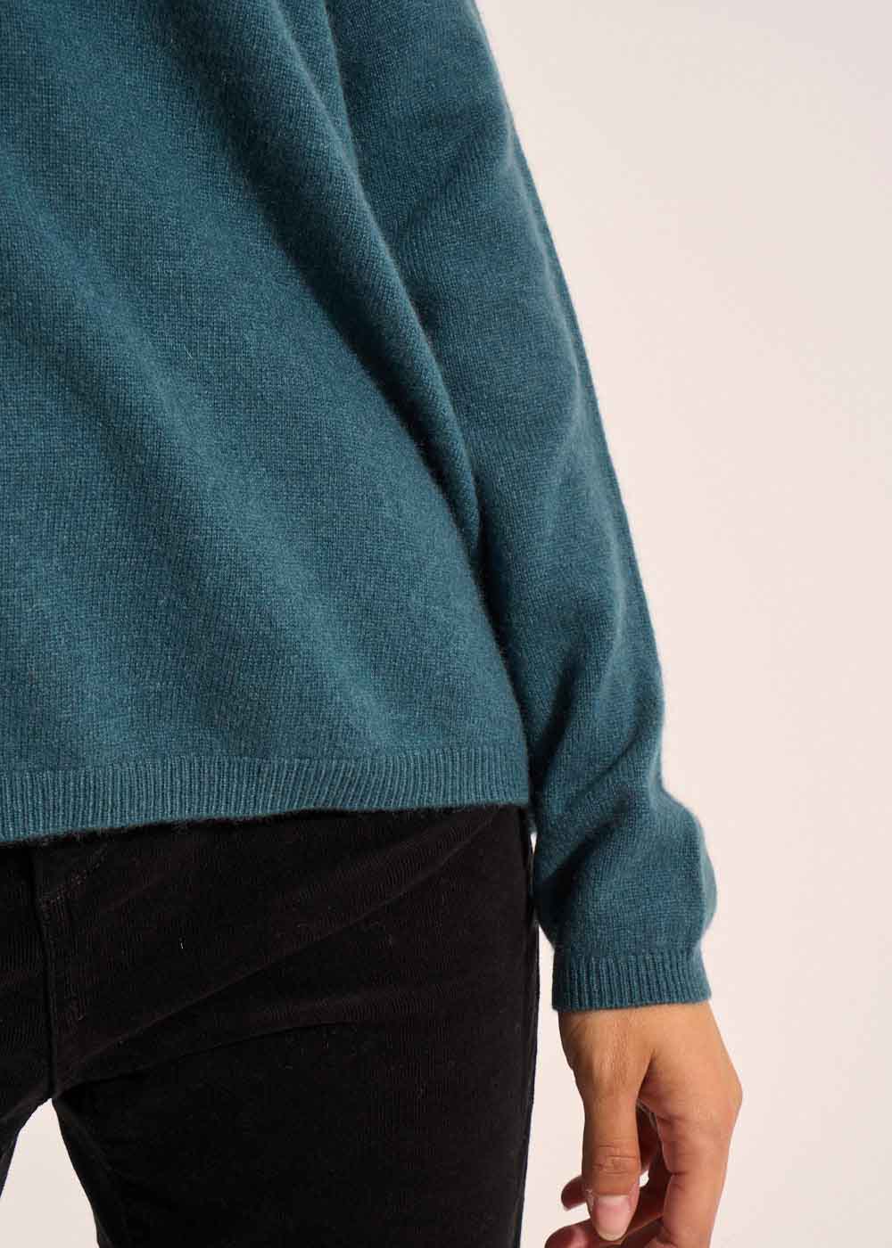 MONJOE Pull en 100% cachemire à Col V - 4 - Sud Express - Sud Express