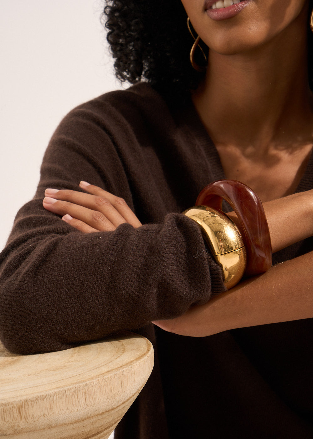 MONJOE Pull en 100% cachemire à Col V - 2 - Sud Express - Sud Express