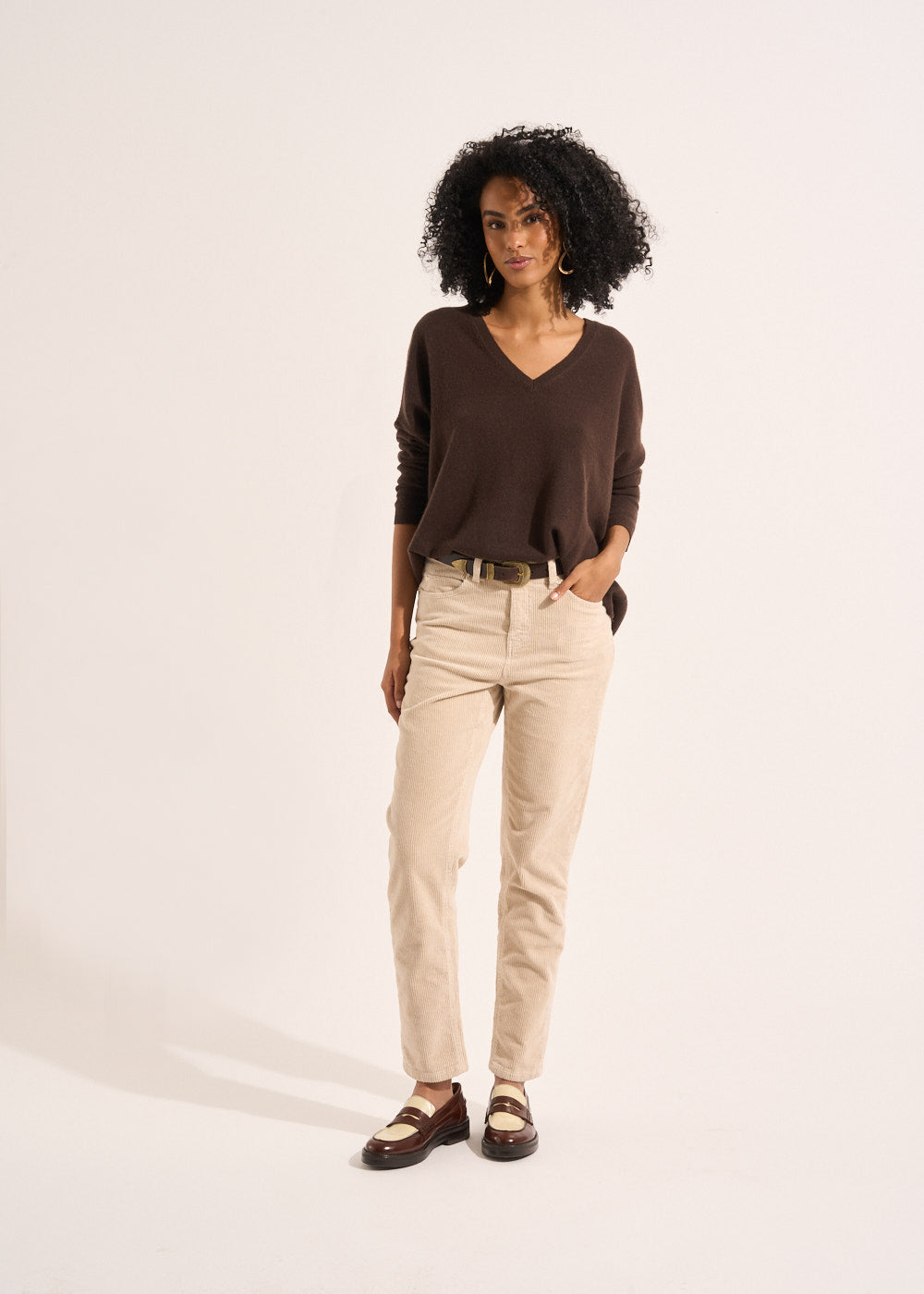 PAVLINA Pantalon en velours - 1 - Sud Express - Sud Express