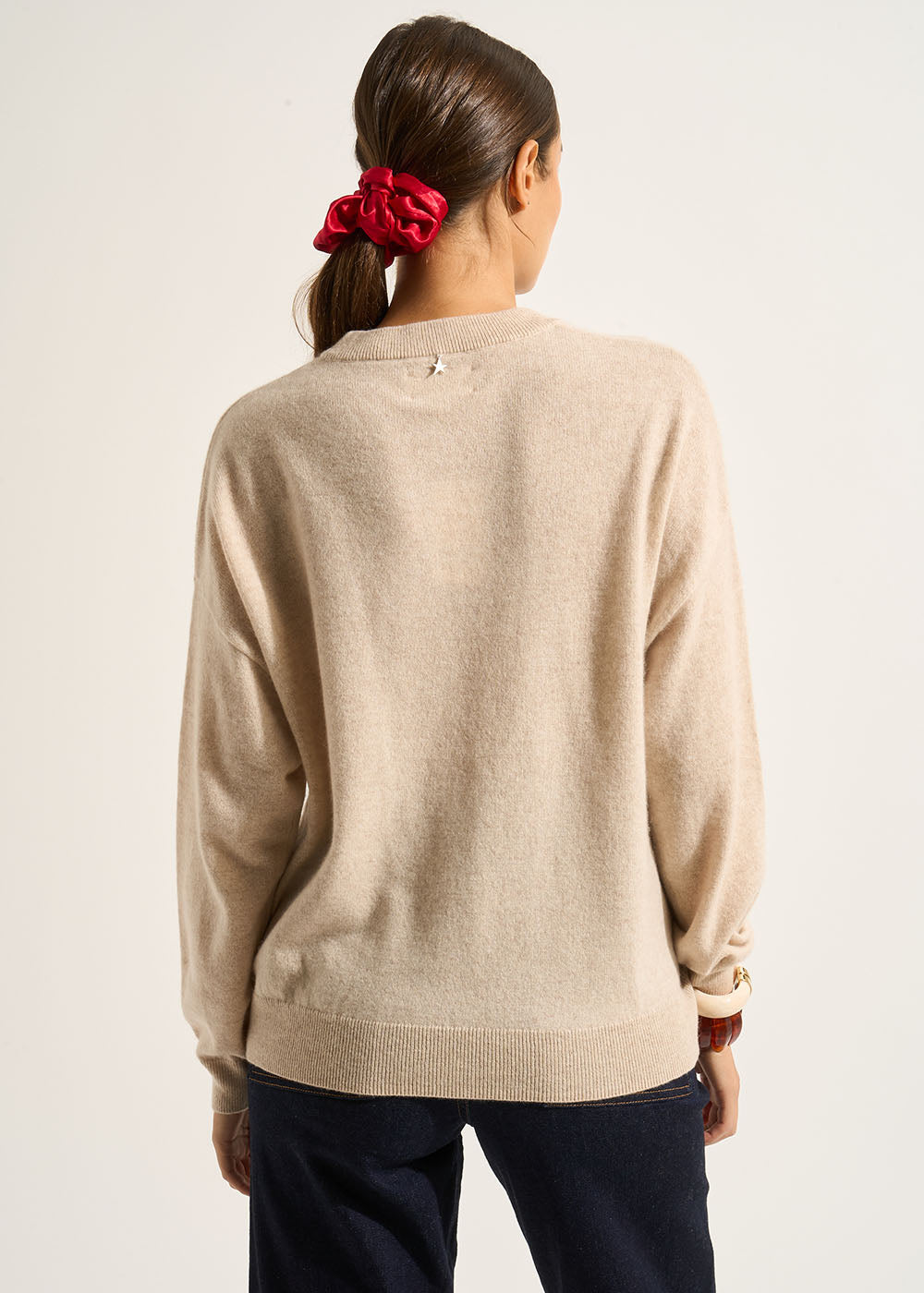 MAPOUE Pull col rond 100% cachemire - 3 - Sud Express - Sud Express