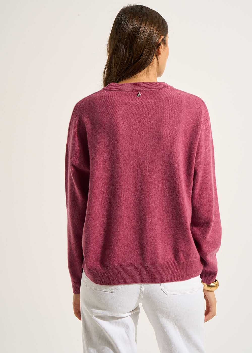 MAPOUE Pull col rond 100% cachemire - 3 - Sud Express - Sud Express