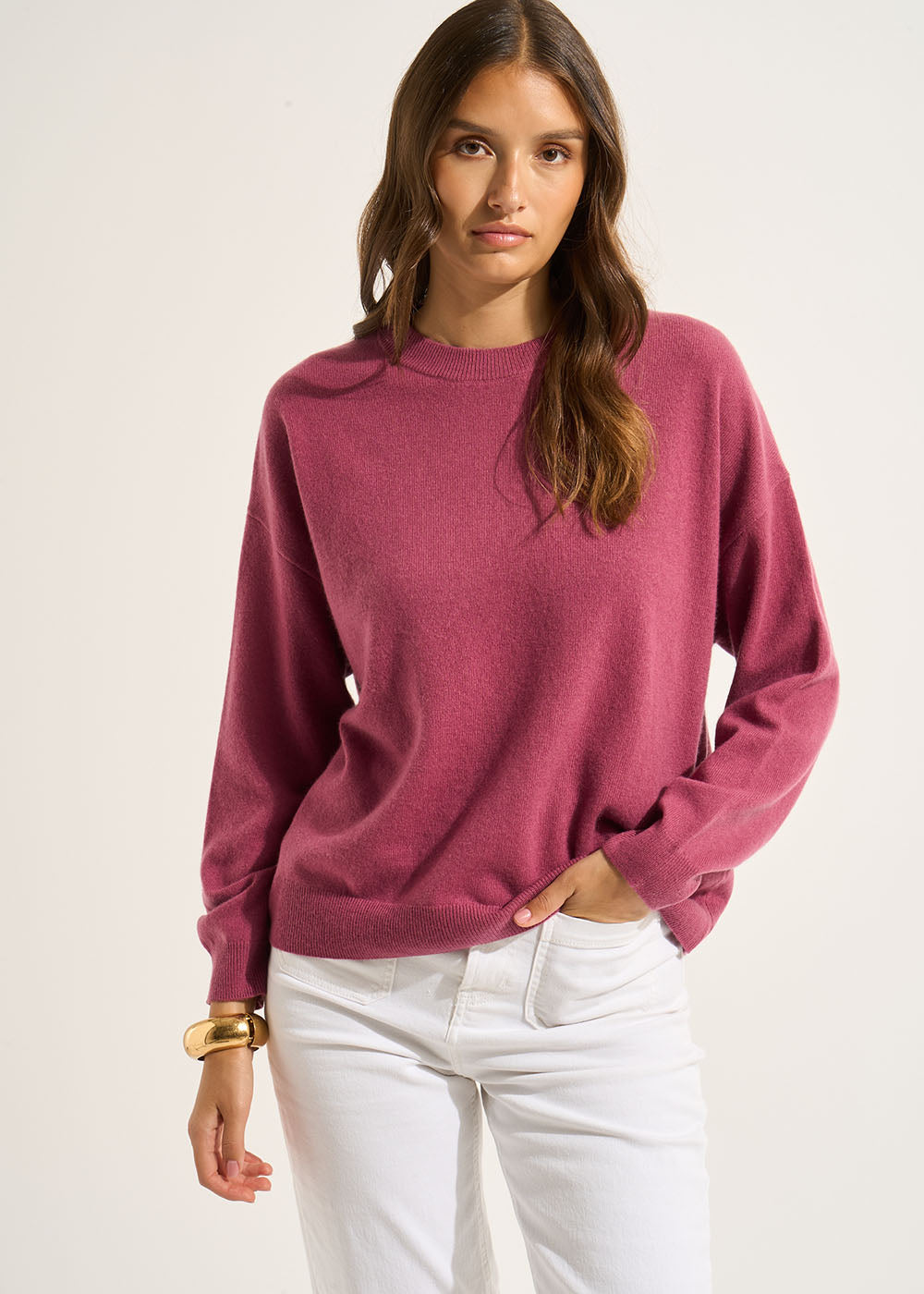 MAPOUE Pull col rond 100% cachemire - 4 - Sud Express - Sud Express