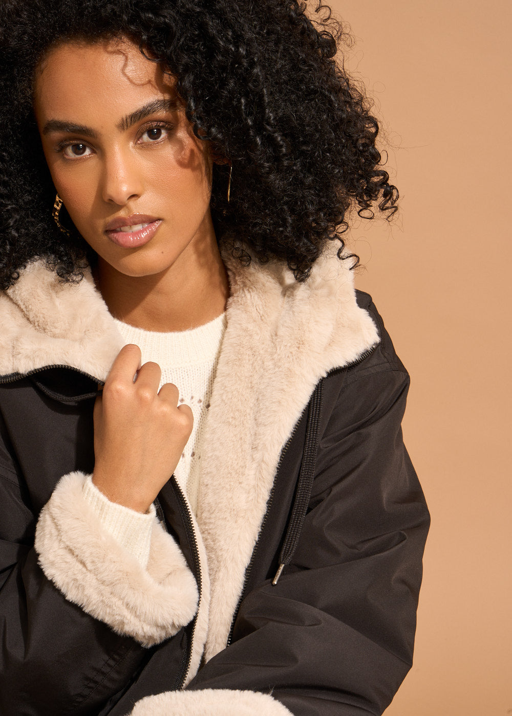 VABARIA Parka courte réversible - 3 - Sud Express - Sud Express