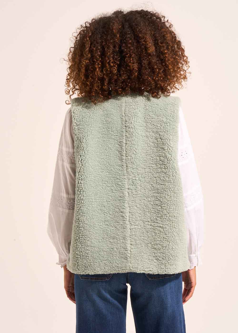 GLADYM Gilet sans manches en fausse fourrure - 3 - Sud Express - Sud Express