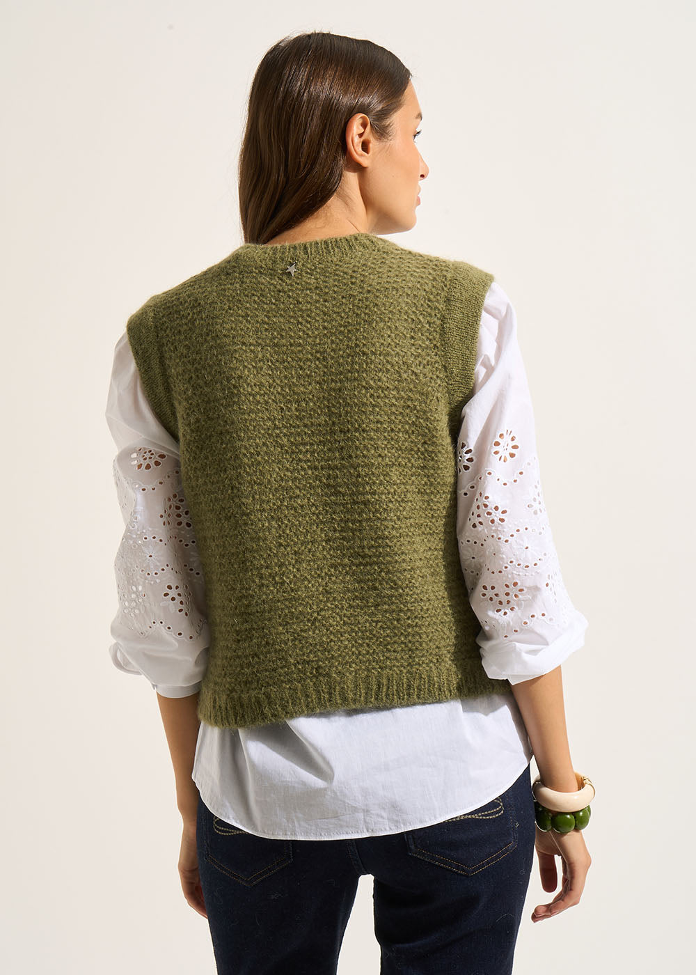 MOTANA Pull à col rond sans manches - 3 - Sud Express - Sud Express