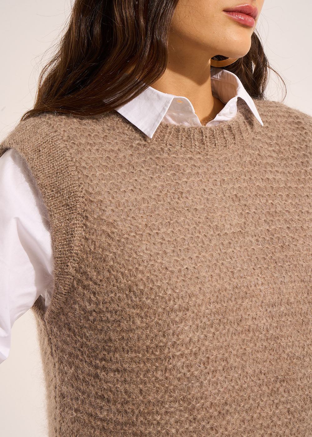 MOTANA Pull à col rond sans manches - 2 - Sud Express - Sud Express