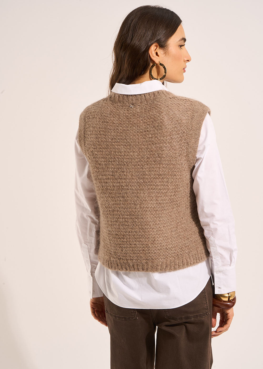 MOTANA Pull à col rond sans manches - 3 - Sud Express - Sud Express