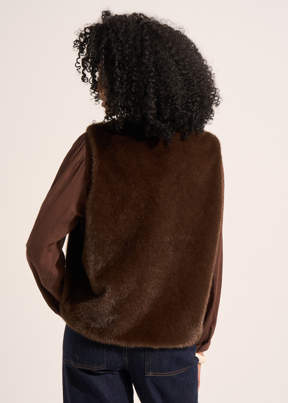 GUARANI Gilet sans manches en fausse fourrure - 3 - Sud Express - Sud Express