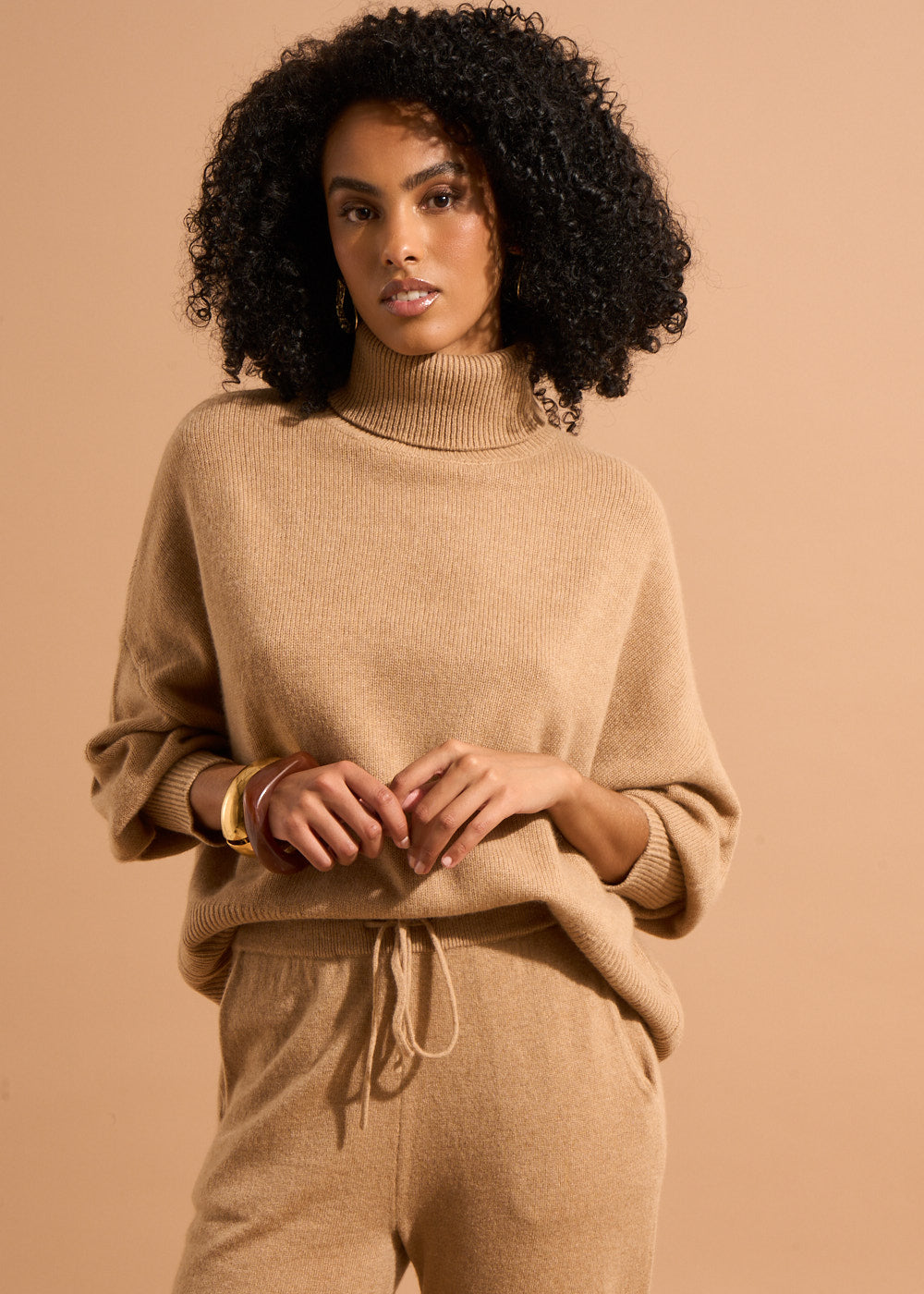 MONPRANO Pull col roulé en cachemire - 1 - Sud Express - Sud Express