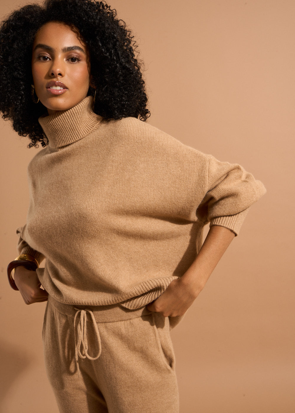 MONPRANO Pull col roulé en cachemire - 4 - Sud Express - Sud Express