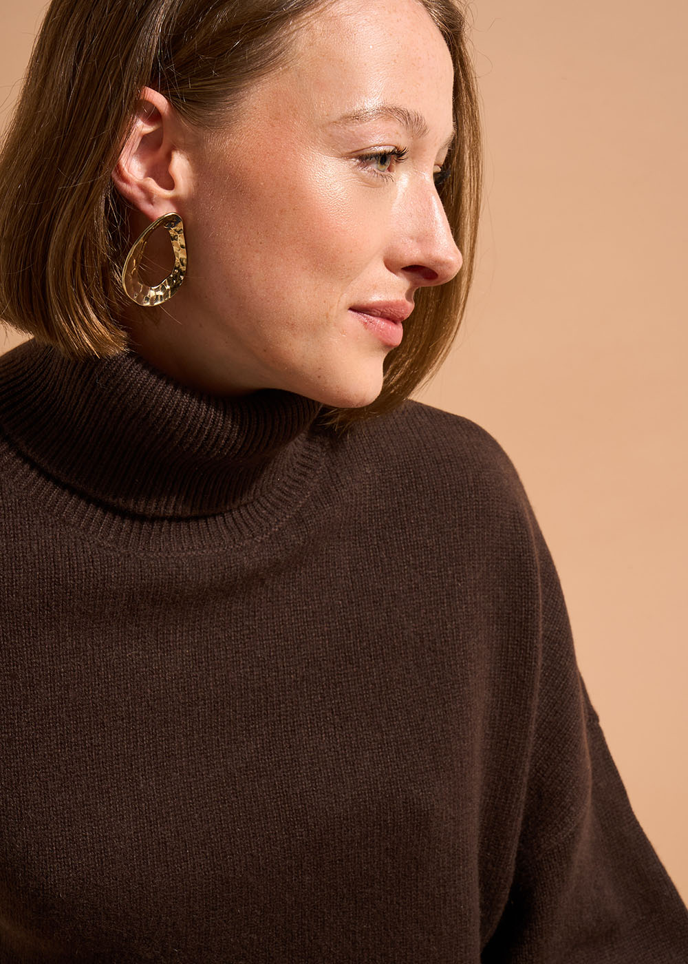 MONPRANO Pull col roulé en cachemire - 4 - Sud Express - Sud Express