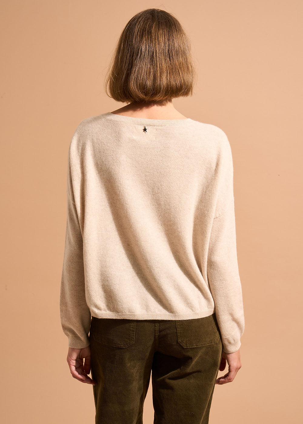 MONA Pull col bateau 100% cachemire - 3 - Sud Express - Sud Express