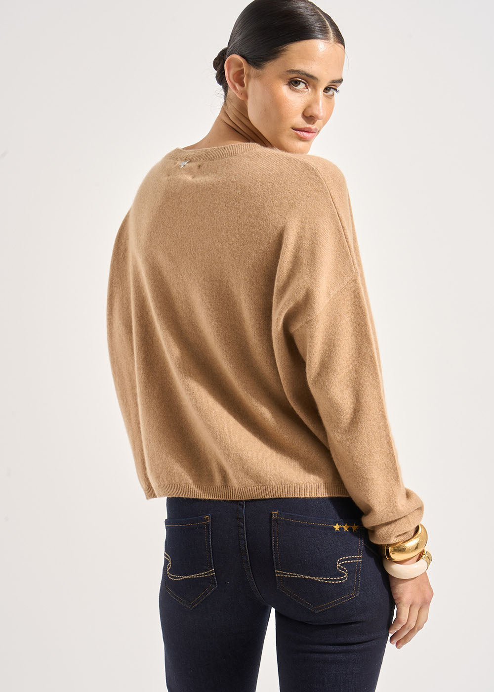 MONA Pull col bateau 100% cachemire - 3 - Sud Express - Sud Express
