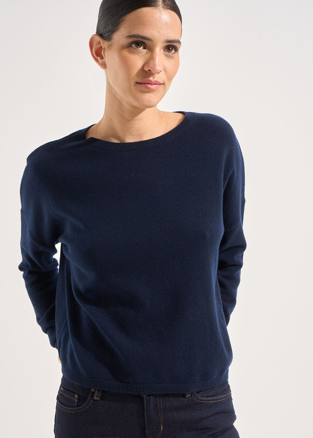 MONA Pull col bateau 100% cachemire - 1 - Sud Express - Sud Express