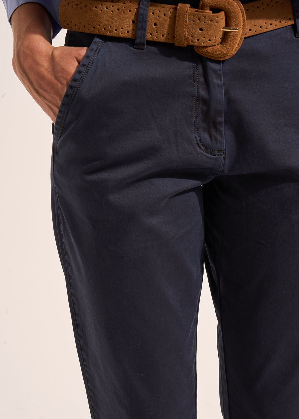 PAKUMI Pantalon chino taille basse - 4 - Sud Express - Sud Express