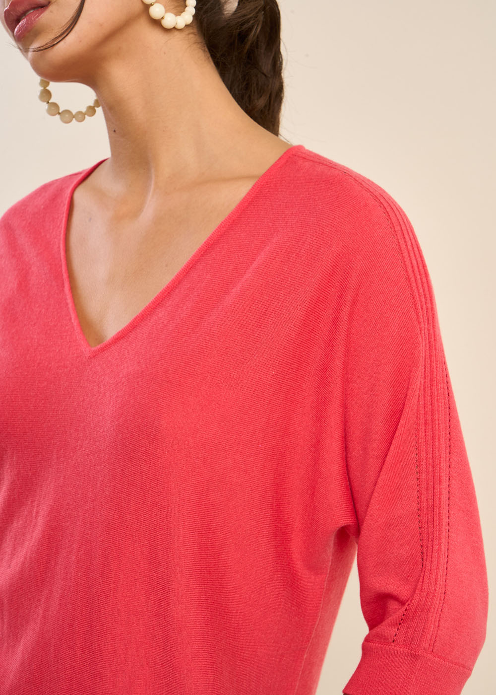 MARILOUIS Pull oversize manches chauves souris - 4 - Sud Express - Sud Express