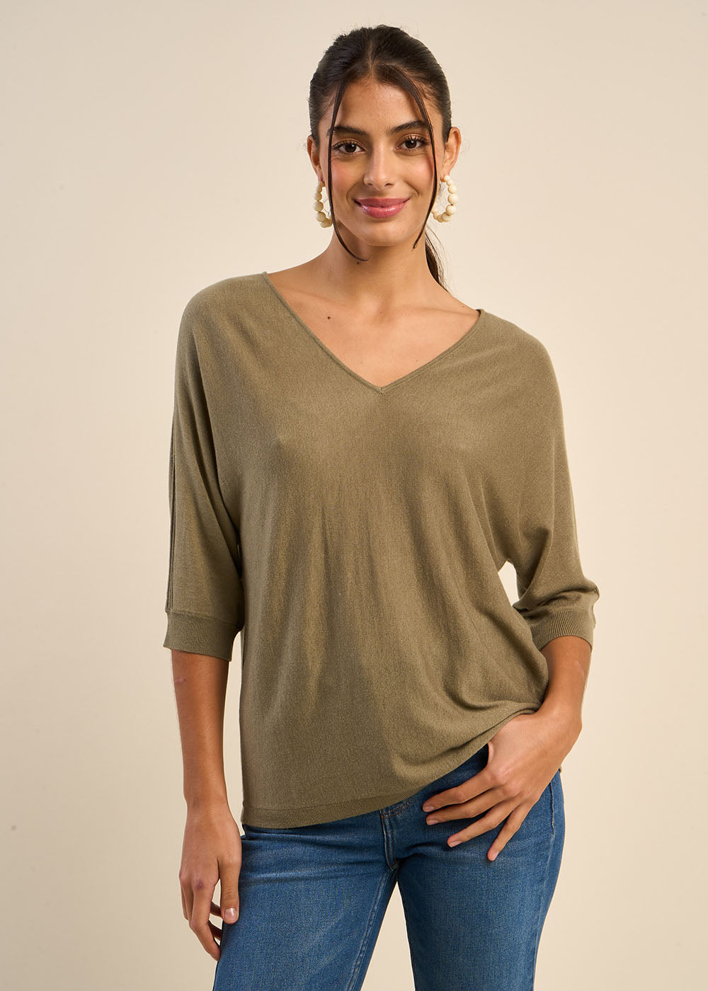MARILOUIS Pull oversize manches chauves souris - 1 - Sud Express - Sud Express