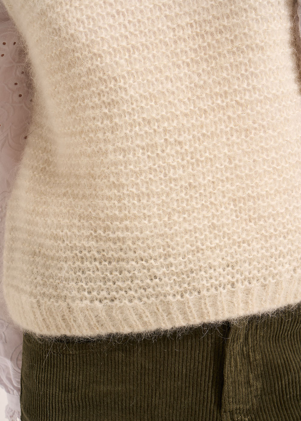 MOTANAX Pull à col rond sans manches détail lurex - 4 - Sud Express - Sud Express