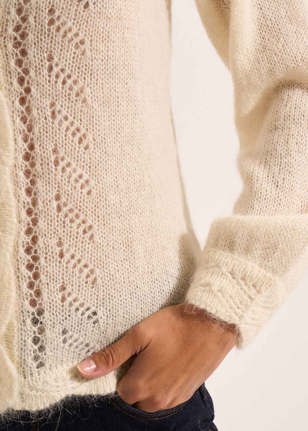 GARTIK Gilet détails dentelle - 4 - Sud Express - Sud Express