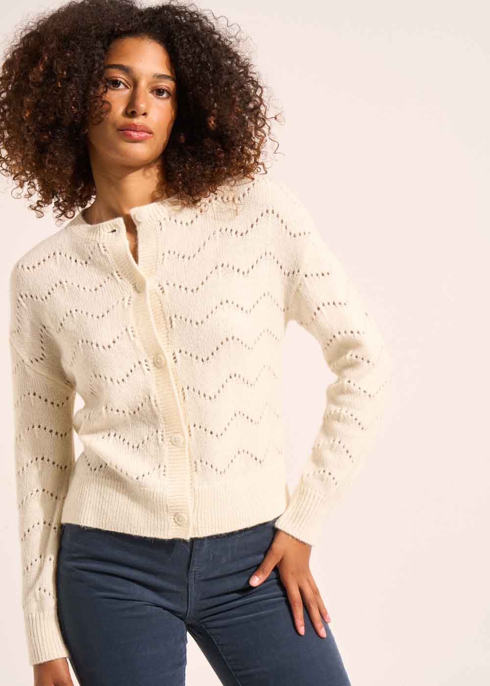 GILBERT Pull col rond fantaisie - 1 - Sud Express - Sud Express