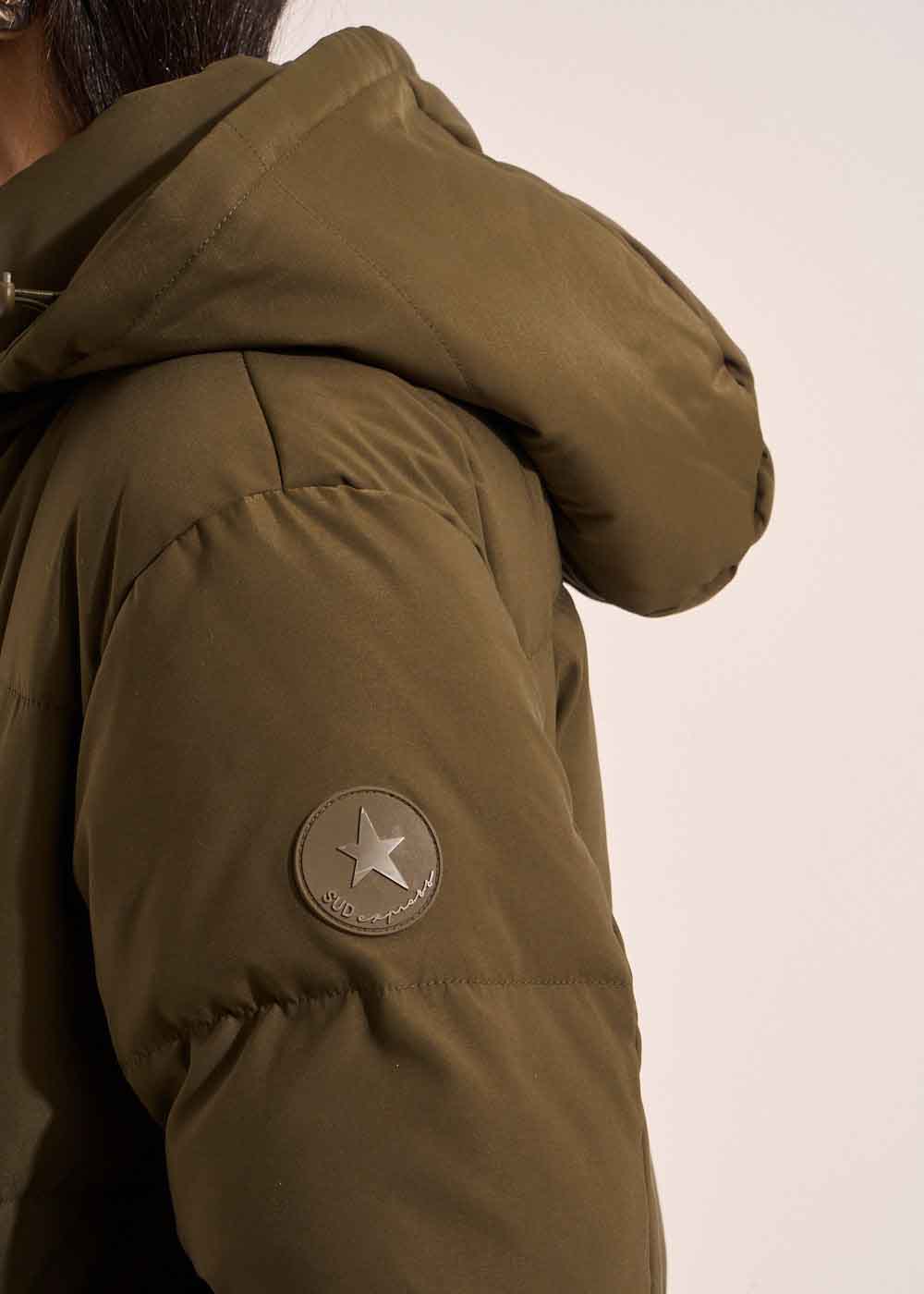 DORINE Doudoune irisée mi cuisse avec capuche amovible - 2 - Sud Express - Sud Express