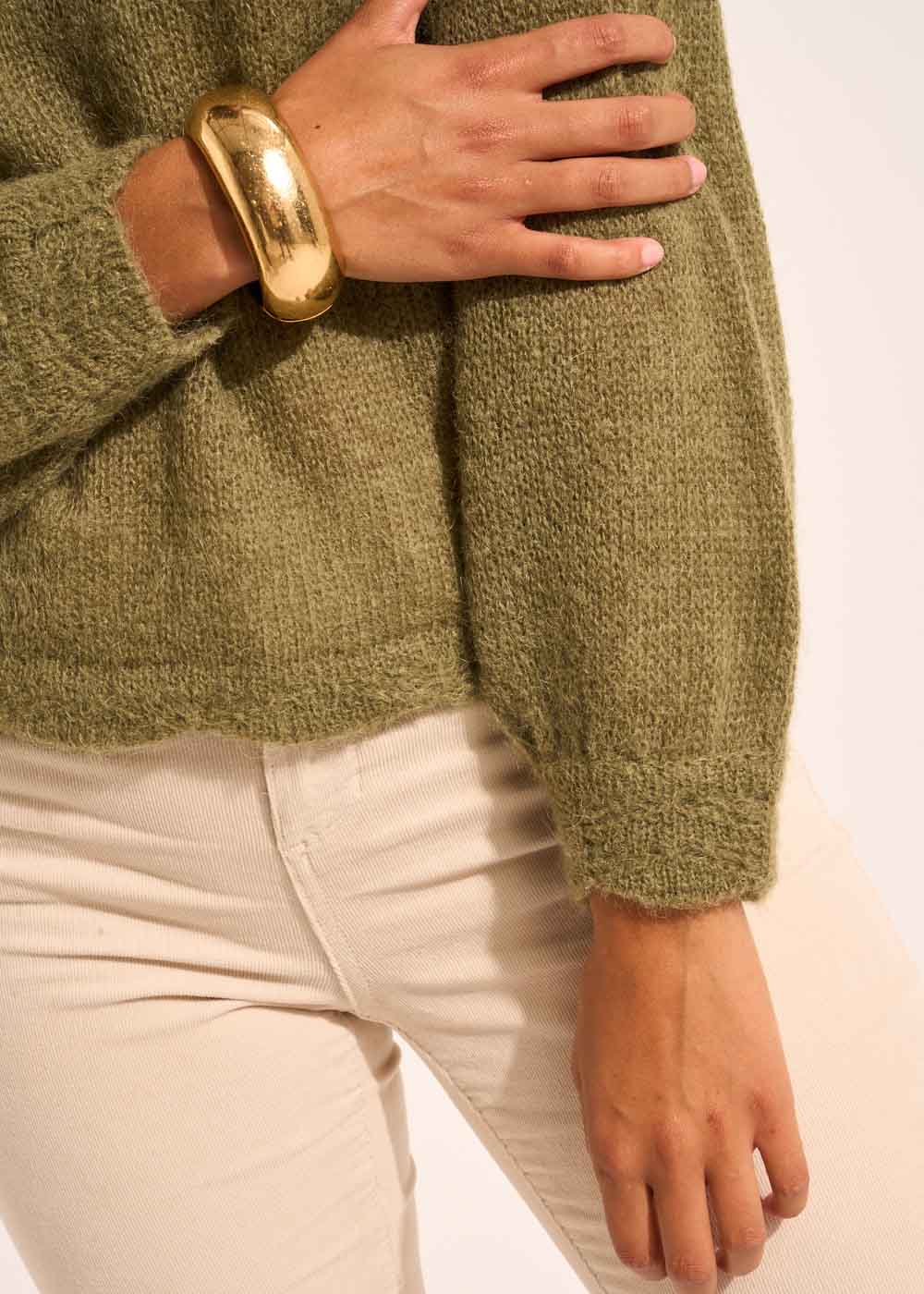 MARFY Pull col V détails crochet - 4 - Sud Express - Sud Express