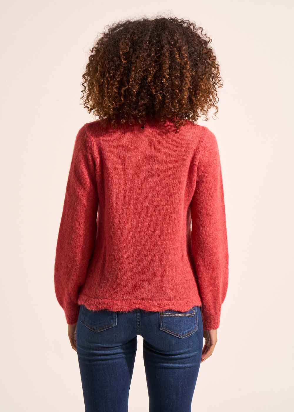 MARFY Pull col V détails crochet - 3 - Sud Express - Sud Express