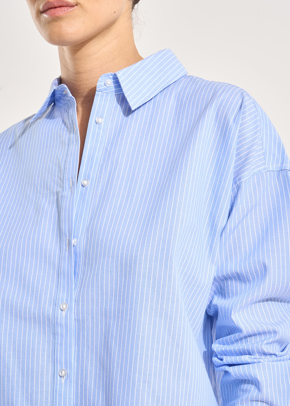 CLEANA Chemise oversize à rayures en coton - 2 - Sud Express - Sud Express