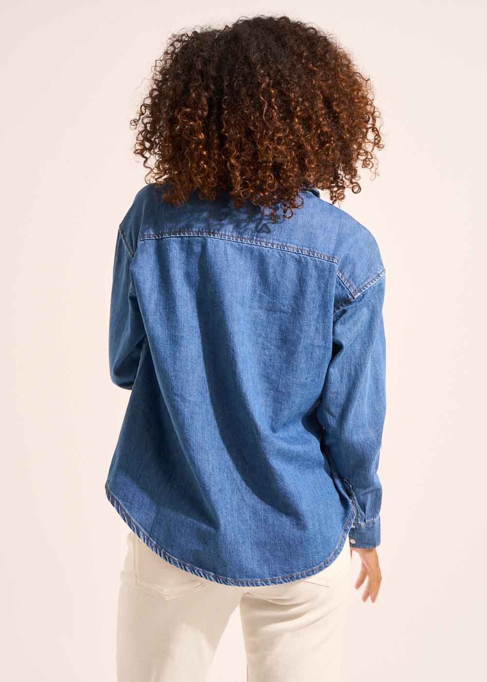 CURTIS Chemise demin ample - 3 - Sud Express - Sud Express