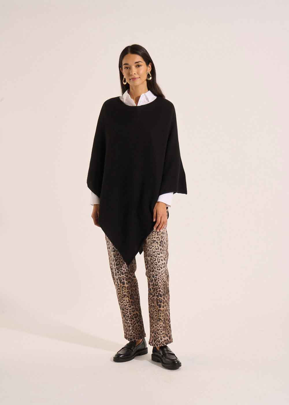 PAULENE Poncho ample en cachemire - 1 - Sud Express - Sud Express