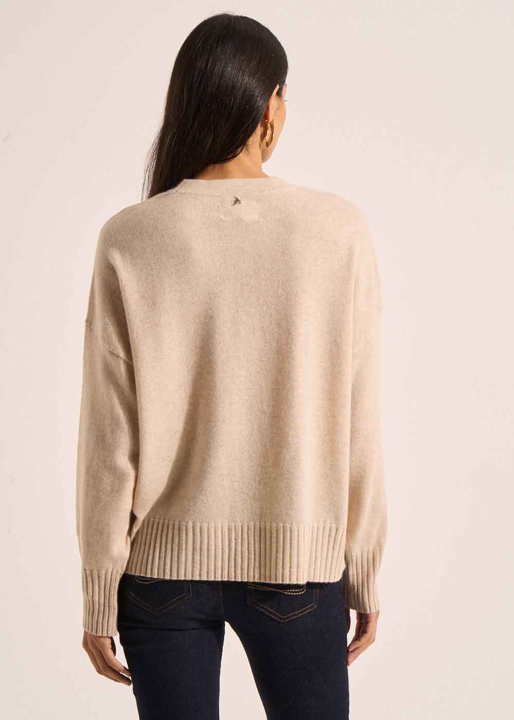 GRAMMAX Gilet ample avec col V en cachemire - 3 - Sud Express - Sud Express