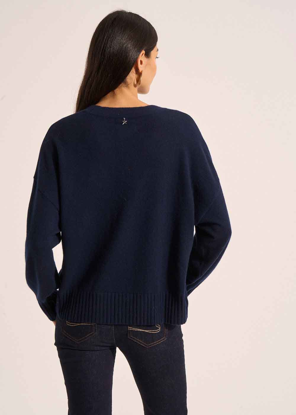 GRAMMAX Gilet ample avec col V en cachemire - 3 - Sud Express - Sud Express