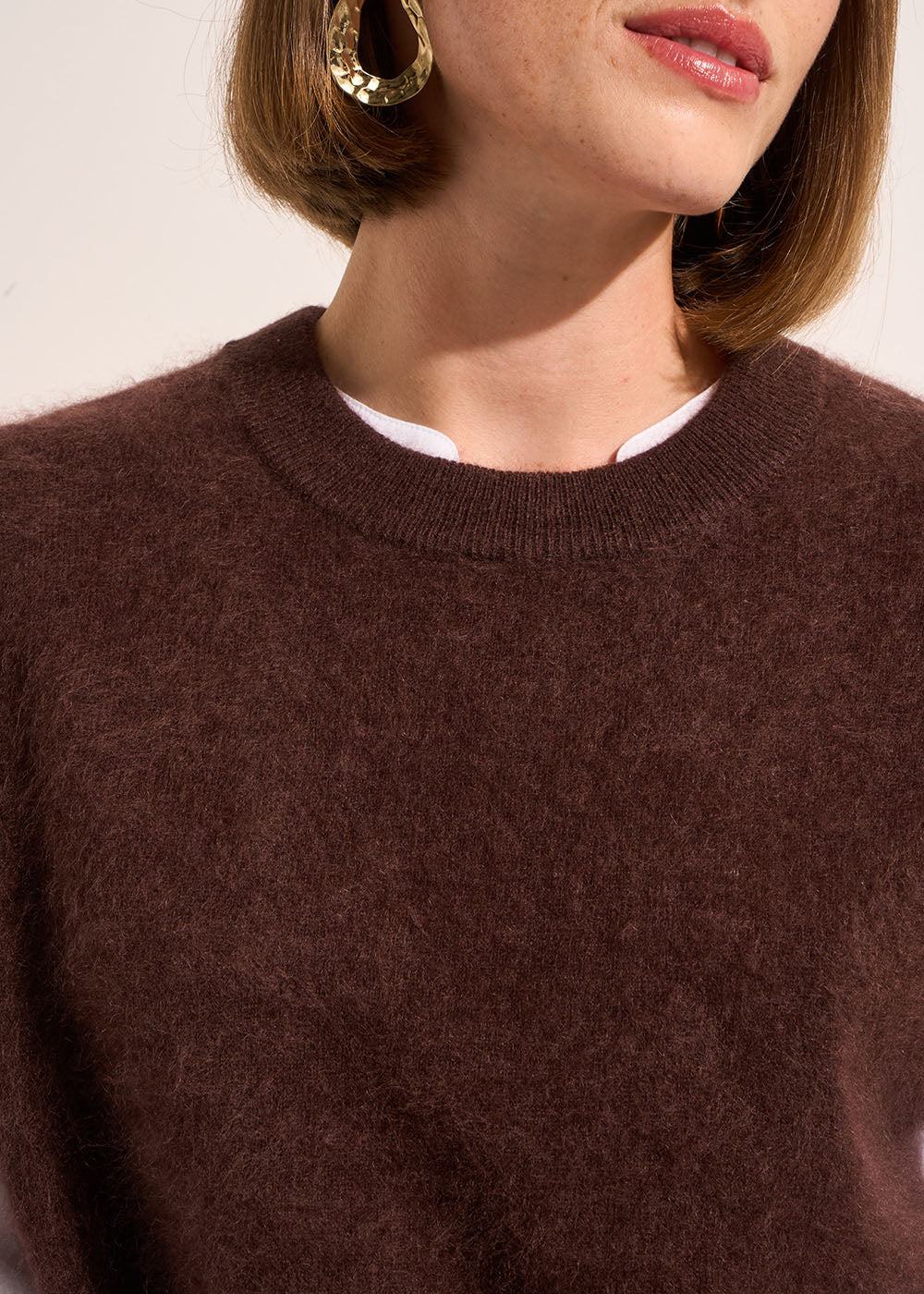 MARTHE Pull ample sans manches à col rond - 4 - Sud Express - Sud Express