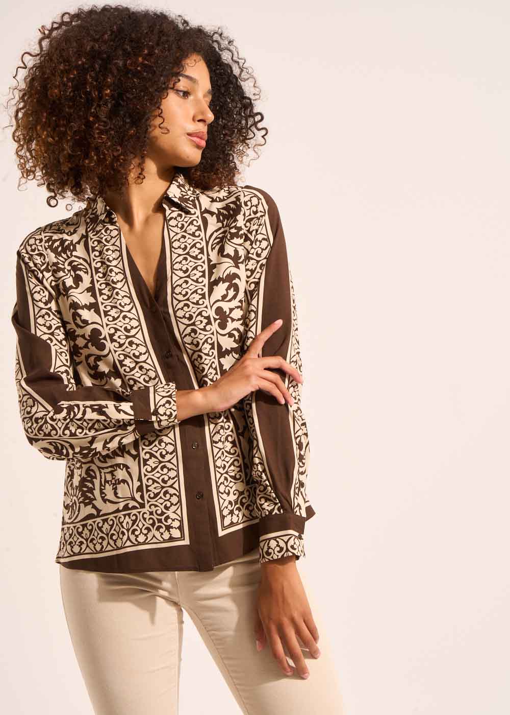 CAYAMA Chemise imprimée - 1 - Sud Express - Sud Express