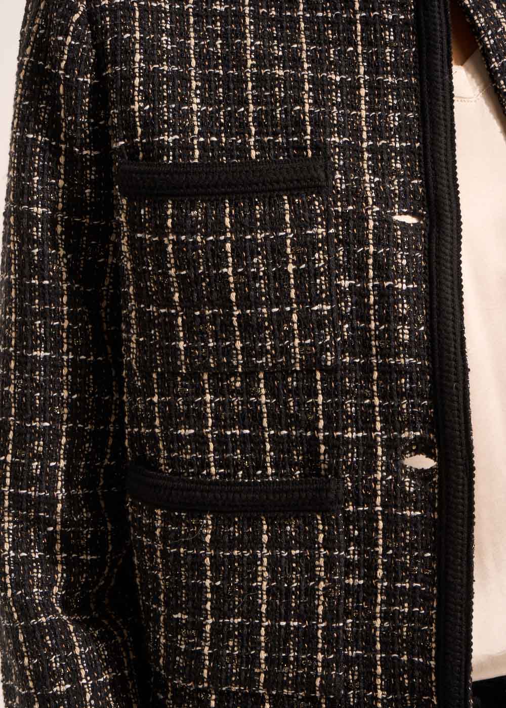 Veste courte en tweed - Sud Express - 5 - Sud Express