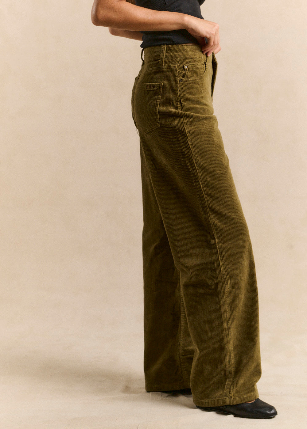 CHLOEVEL Pantalon wideleg en velours - 4 - Sud Express - Sud Express