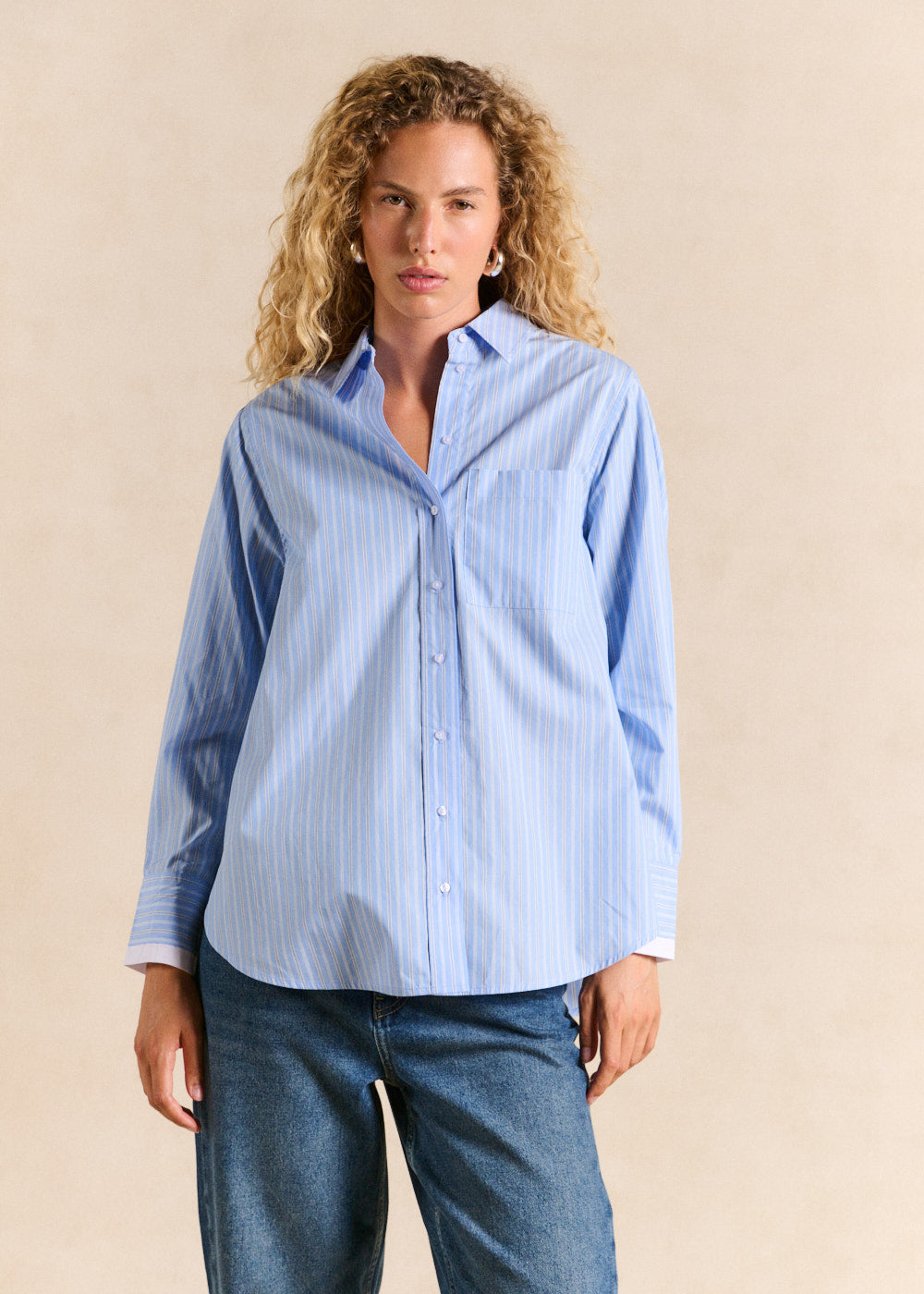 Chemise rayée oversize - Sud Express - 1 - Sud Express