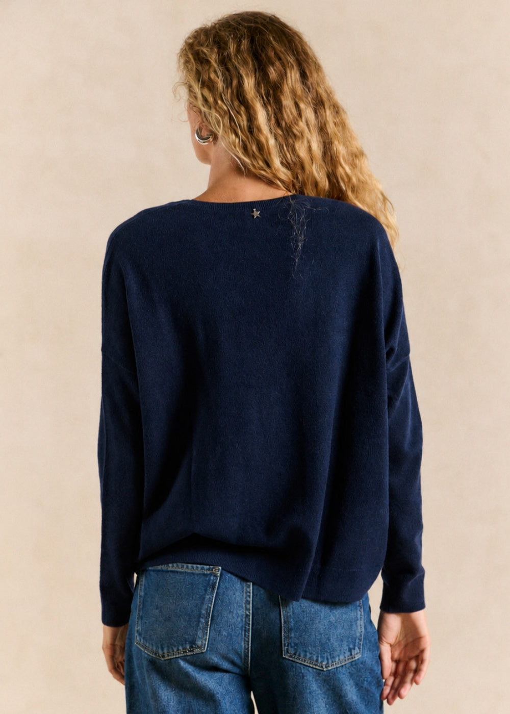 Pull cachemire col V ample - Sud Express - 2 - Sud Express