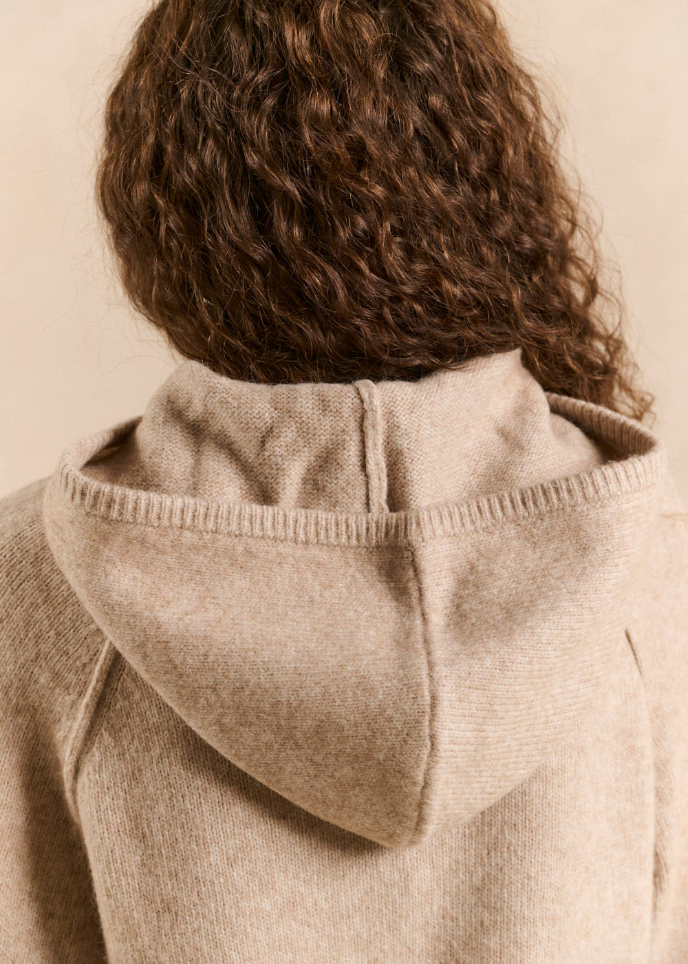 Pull sweat à capuche en maille épaisse - Sud Express - 4 - Sud Express
