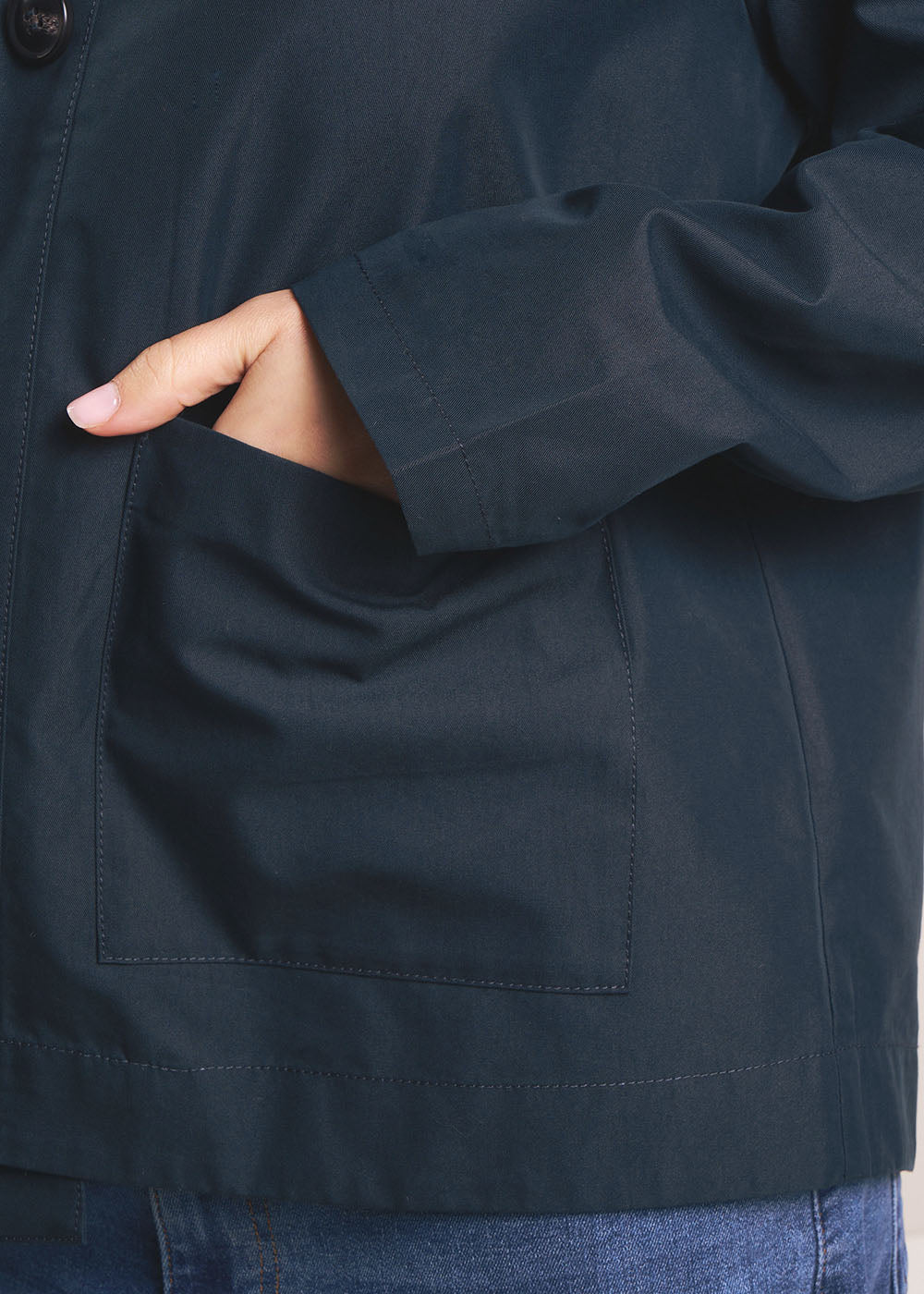 Veste courte déperlante à capuche - Sud Express - 4 - Sud Express