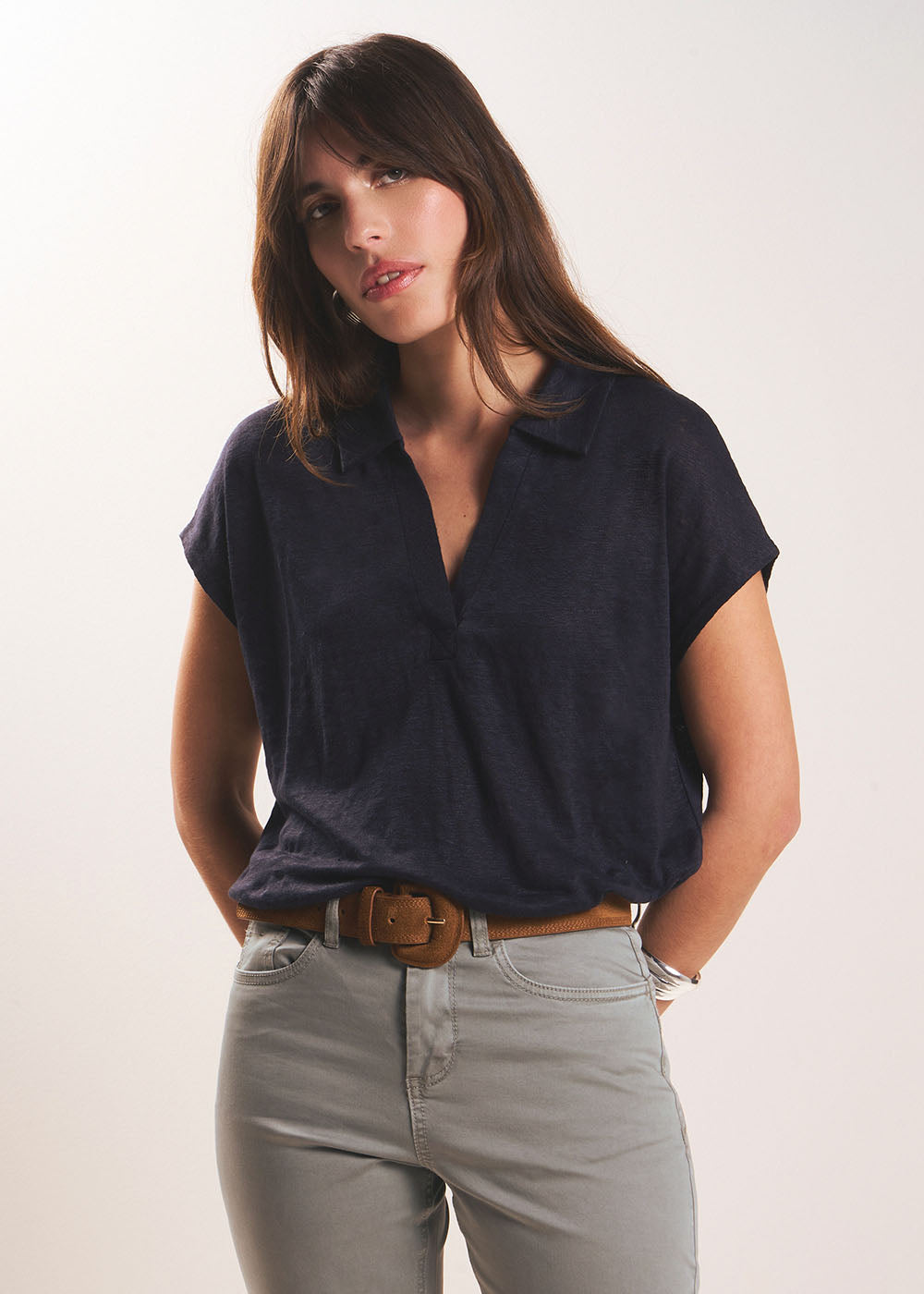 T-shirt à col chemise - Sud Express - 5 - Sud Express