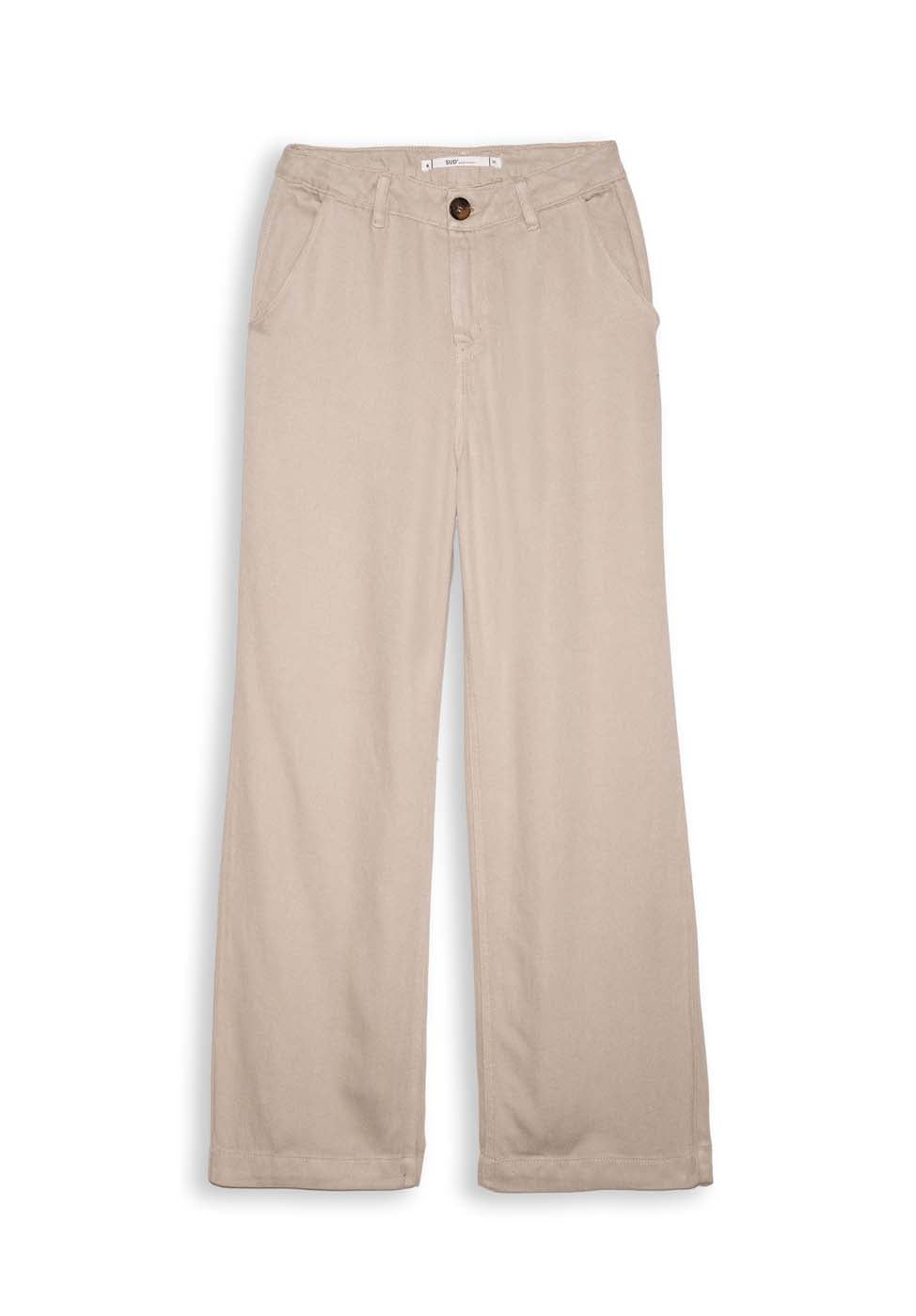 Pantalon taille haute à coupe droite - Sud Express - 6 - Sud Express
