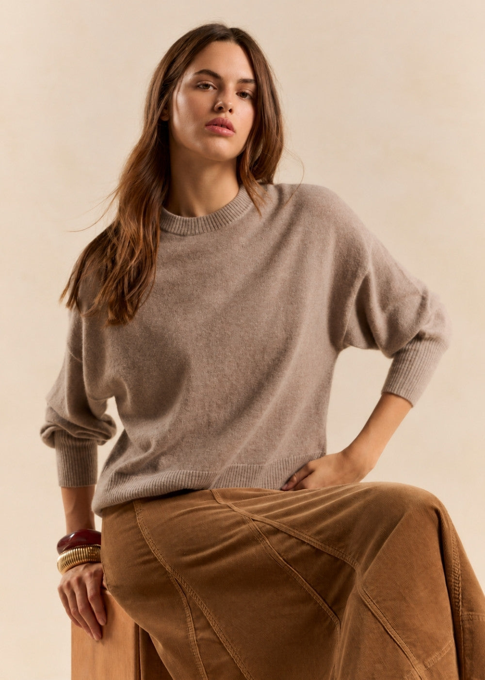 Pull cachemire coupe ample - Sud Express - 1 - Sud Express