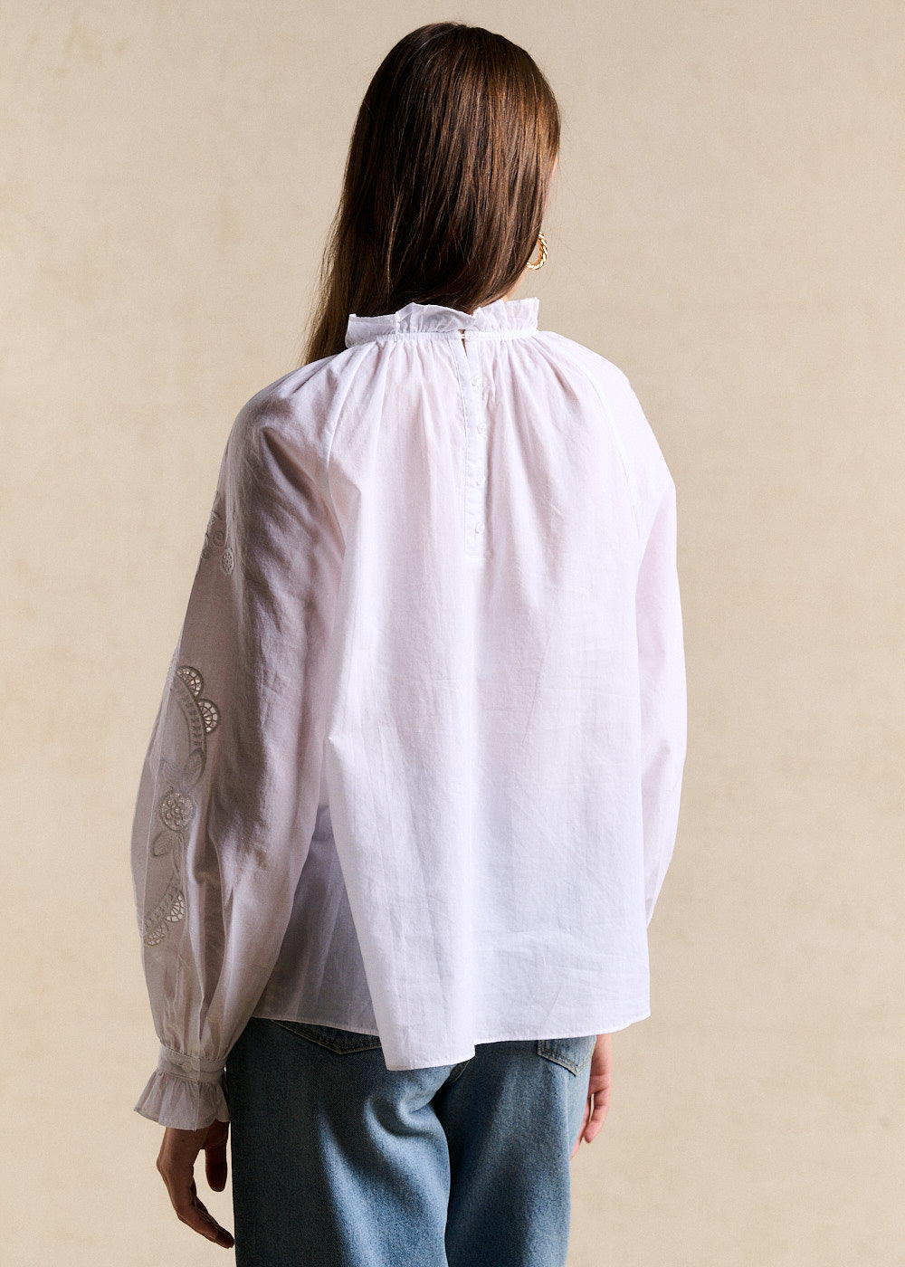 TISABEL Chemise coton brodée - 3 - Sud Express - Sud Express