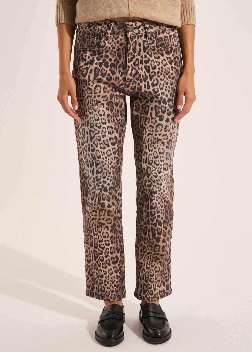 Pantalon droit léopard - Sud Express - 4 - Sud Express