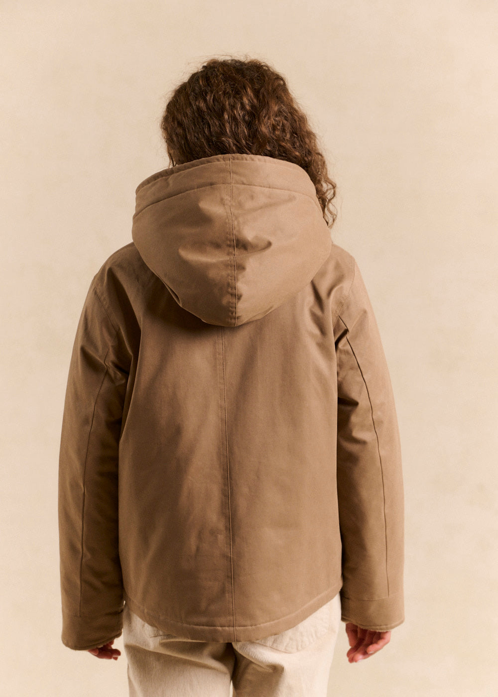 Veste courte déperlante doublée fausse fourrure avec capuche - Sud Express - 3 - Sud Express
