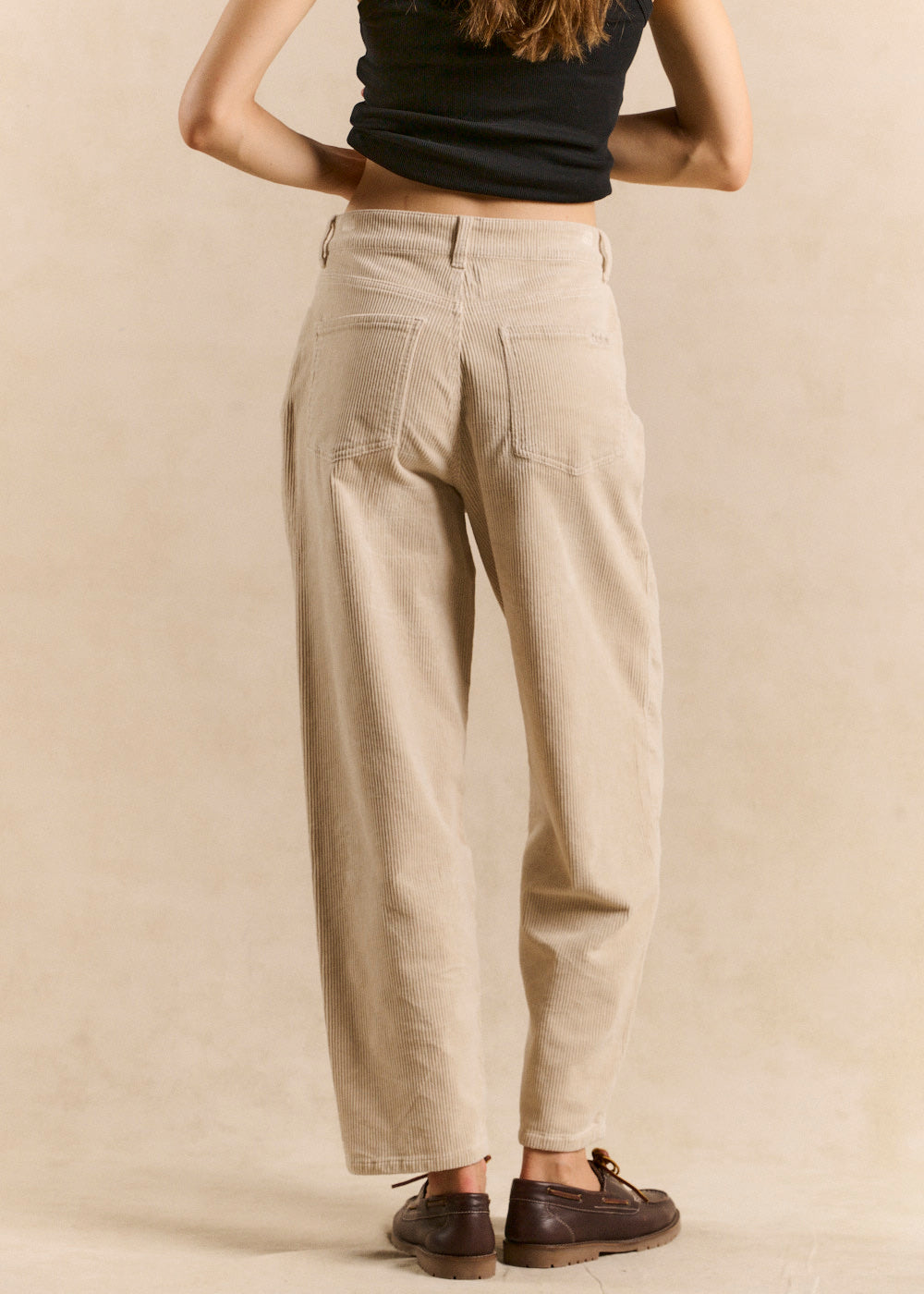 BILLYNI Pantalon velours coupe ballon - 3 - Sud Express - Sud Express