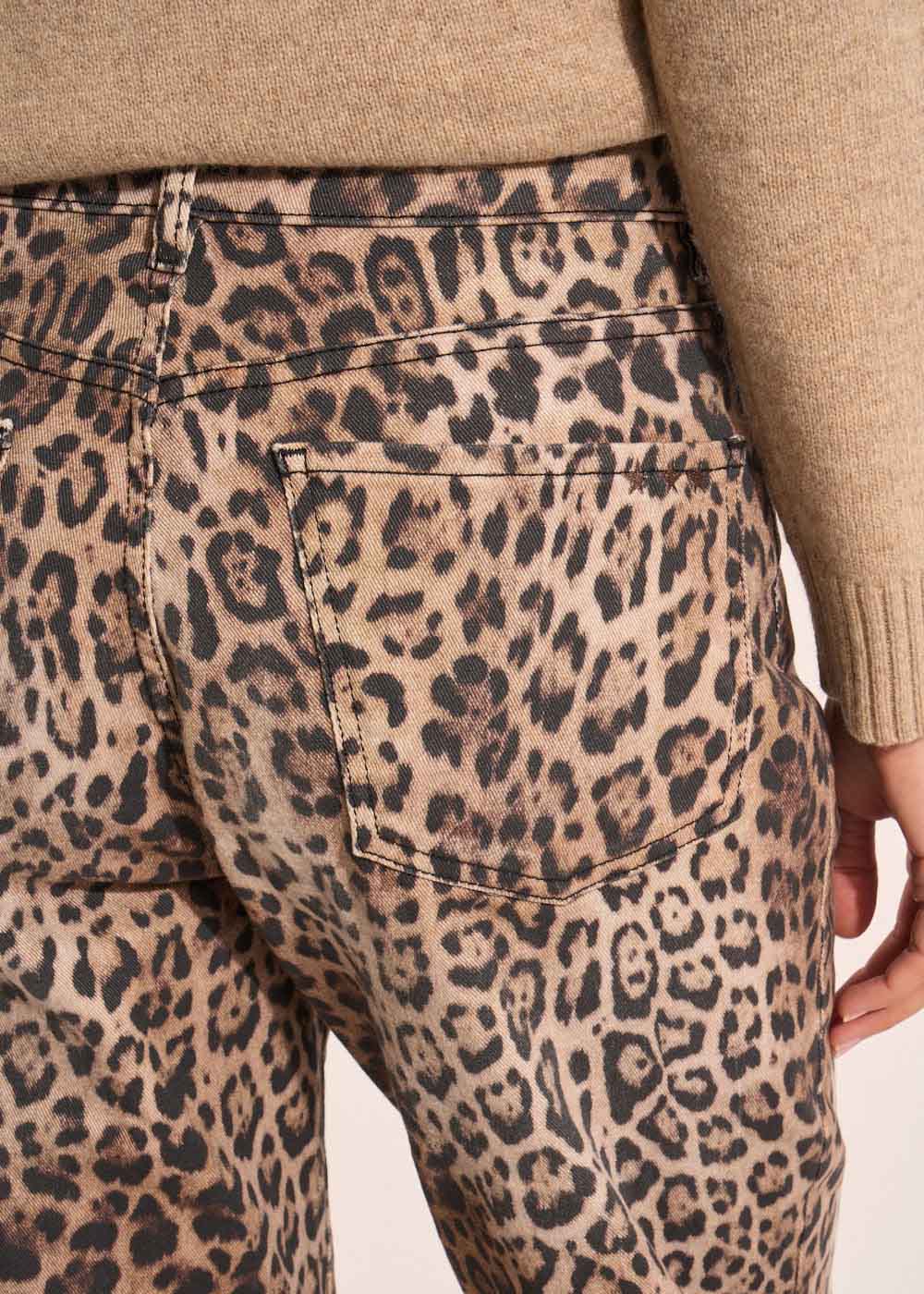 Pantalon droit léopard - Sud Express - 5 - Sud Express