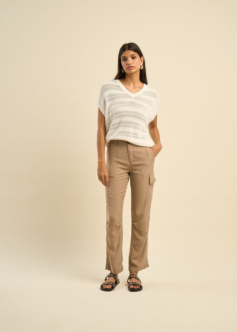 Pantalon cargo coupe droite - Sud Express - 1 - Sud Express