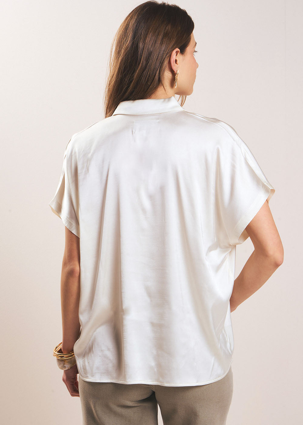 Blouse fluide satinée - Sud Express - 5 - Sud Express
